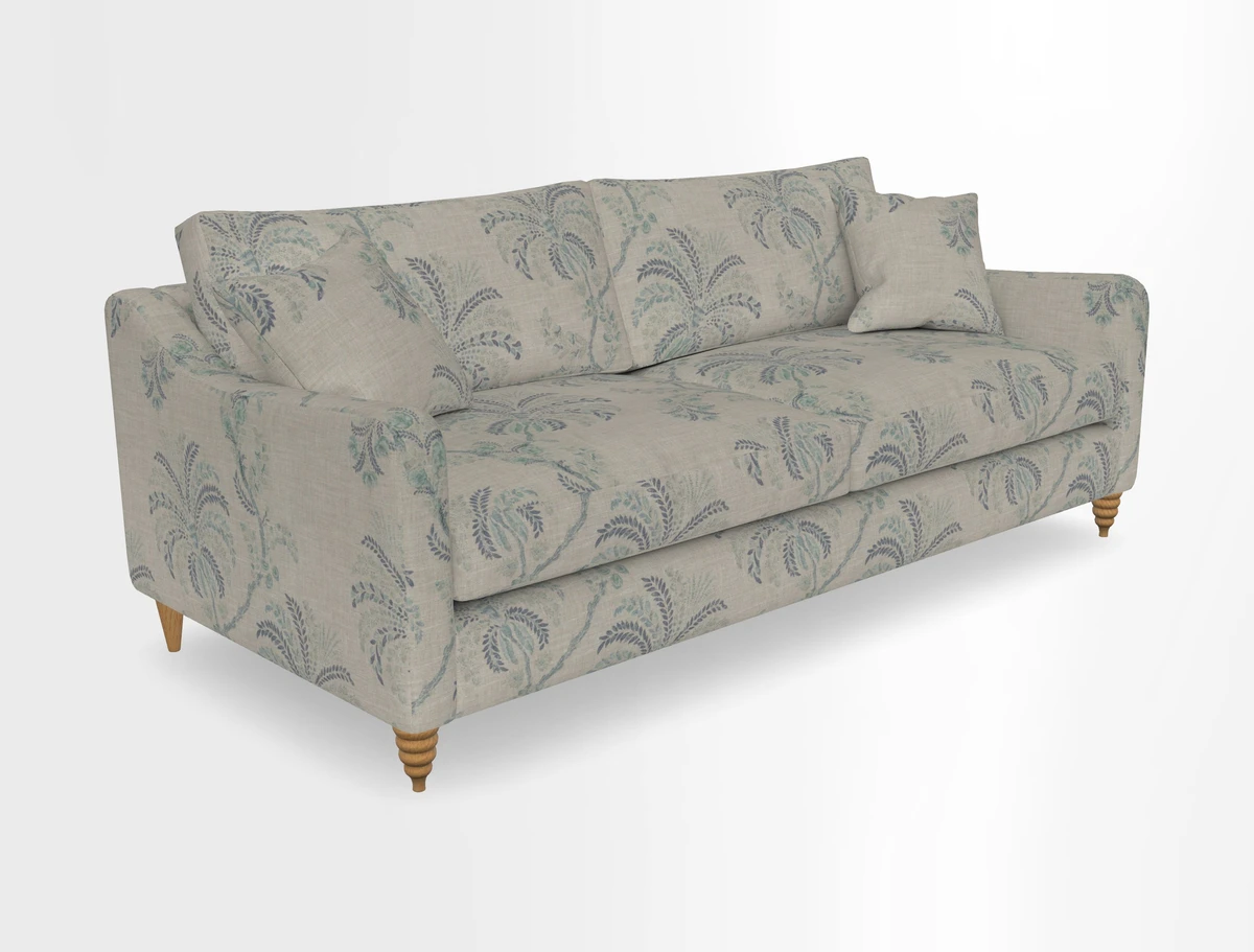Rye 4 Seater Sofa in Herringbone Shadow