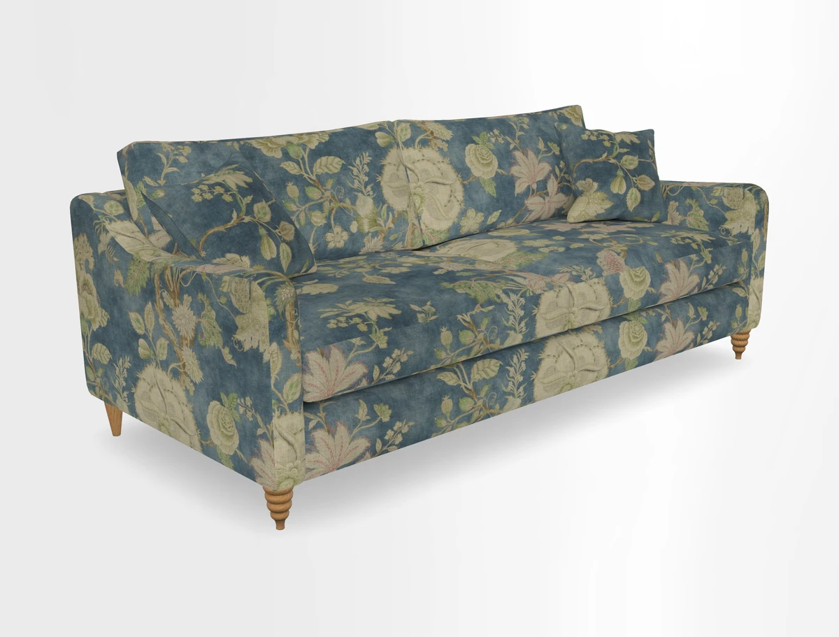 Rye 4 Seater Sofa in Herringbone Shadow