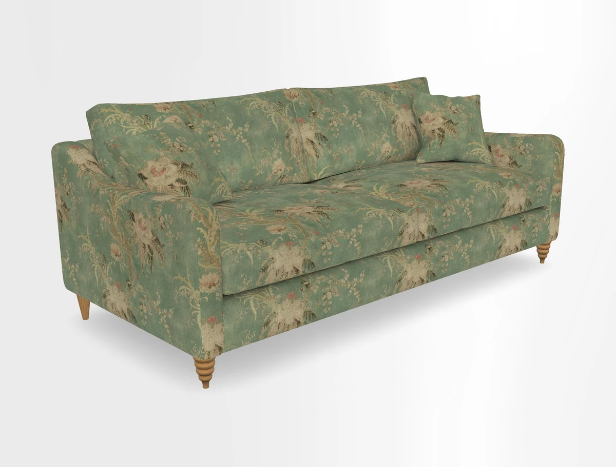 Rye 4 Seater Sofa in Herringbone Shadow
