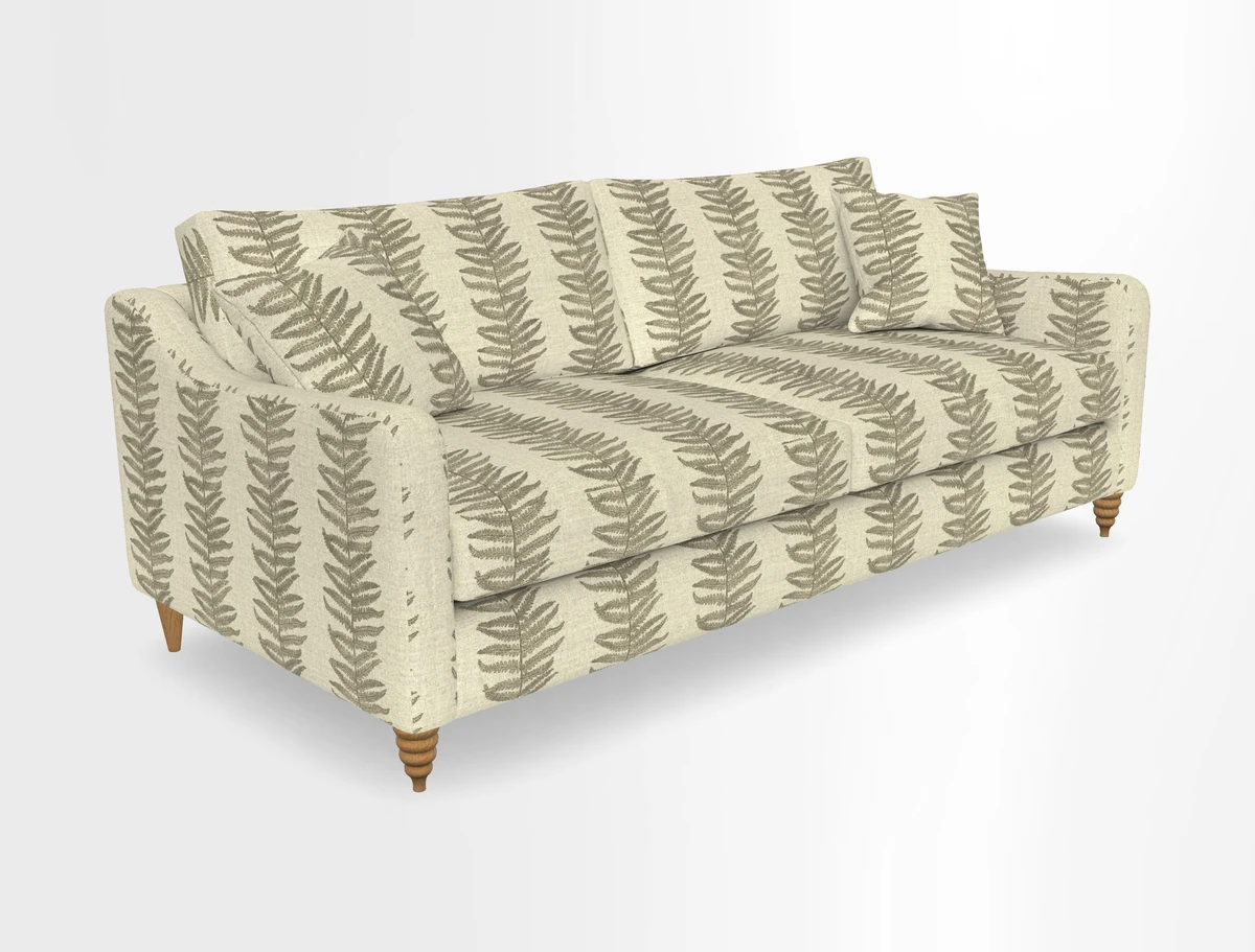 Rye 4 Seater Sofa in Herringbone Shadow