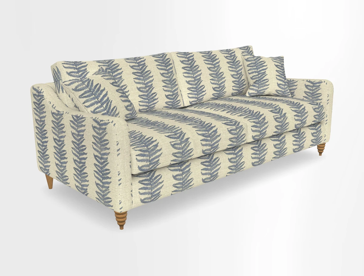 Rye 4 Seater Sofa in Herringbone Shadow
