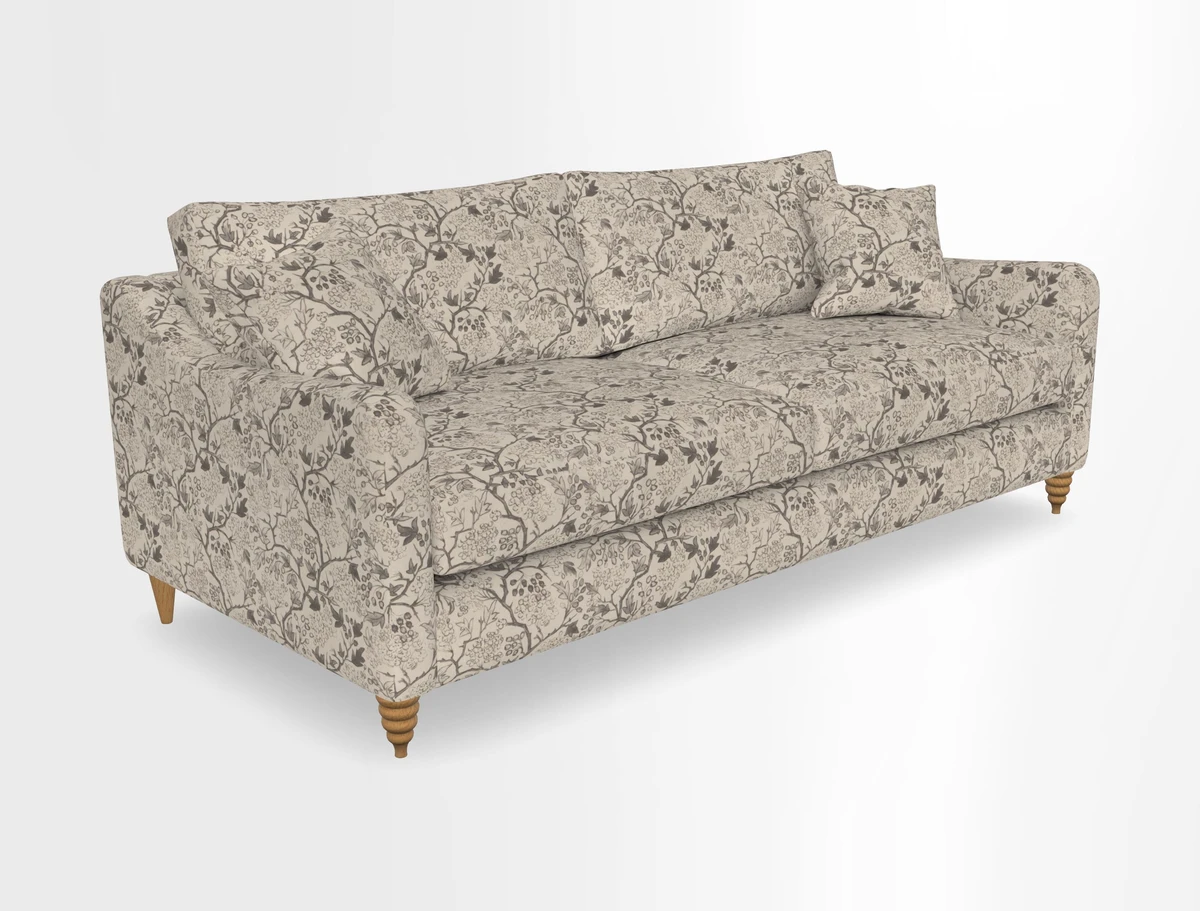 Rye 4 Seater Sofa in Herringbone Shadow
