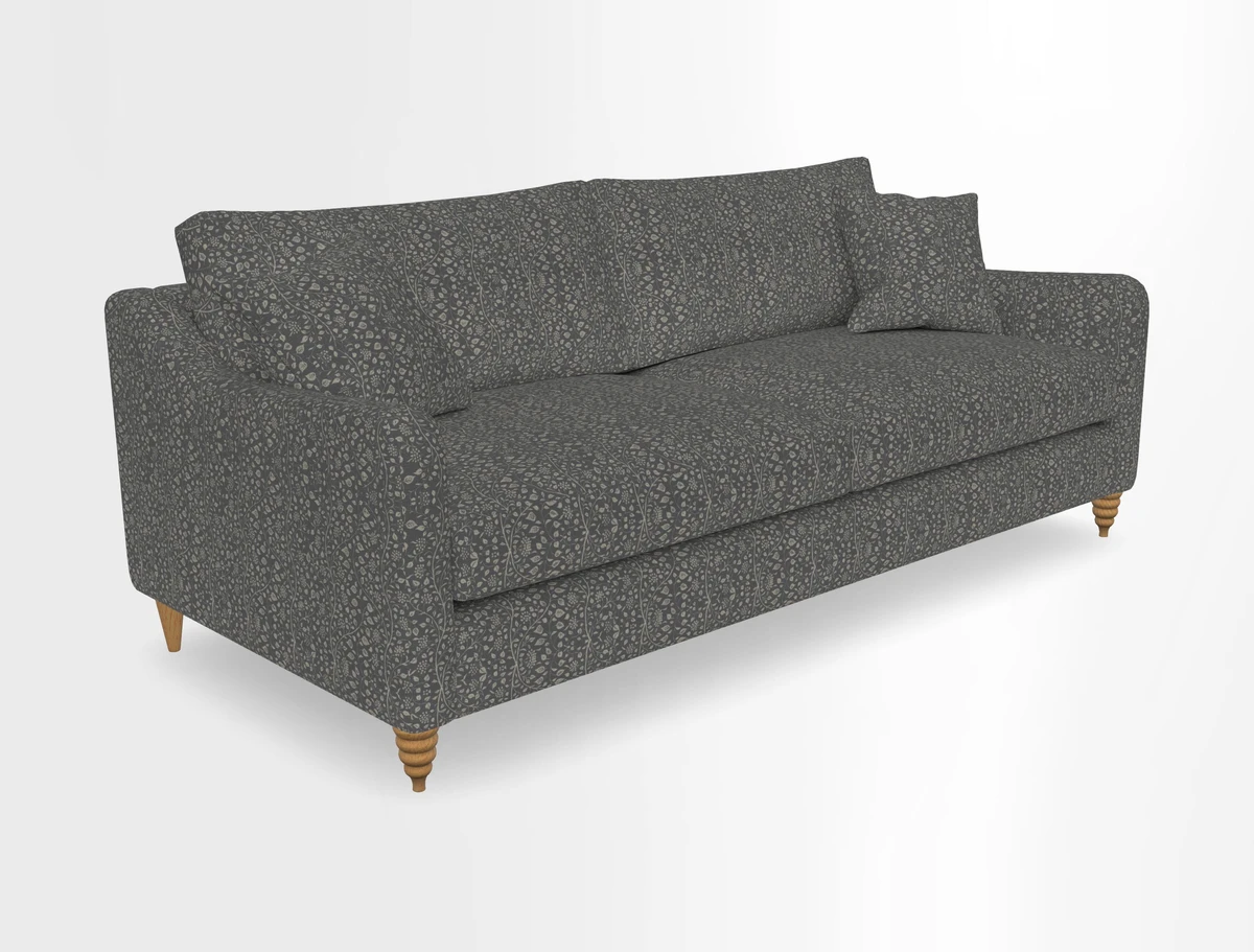 Rye 4 Seater Sofa in Herringbone Shadow