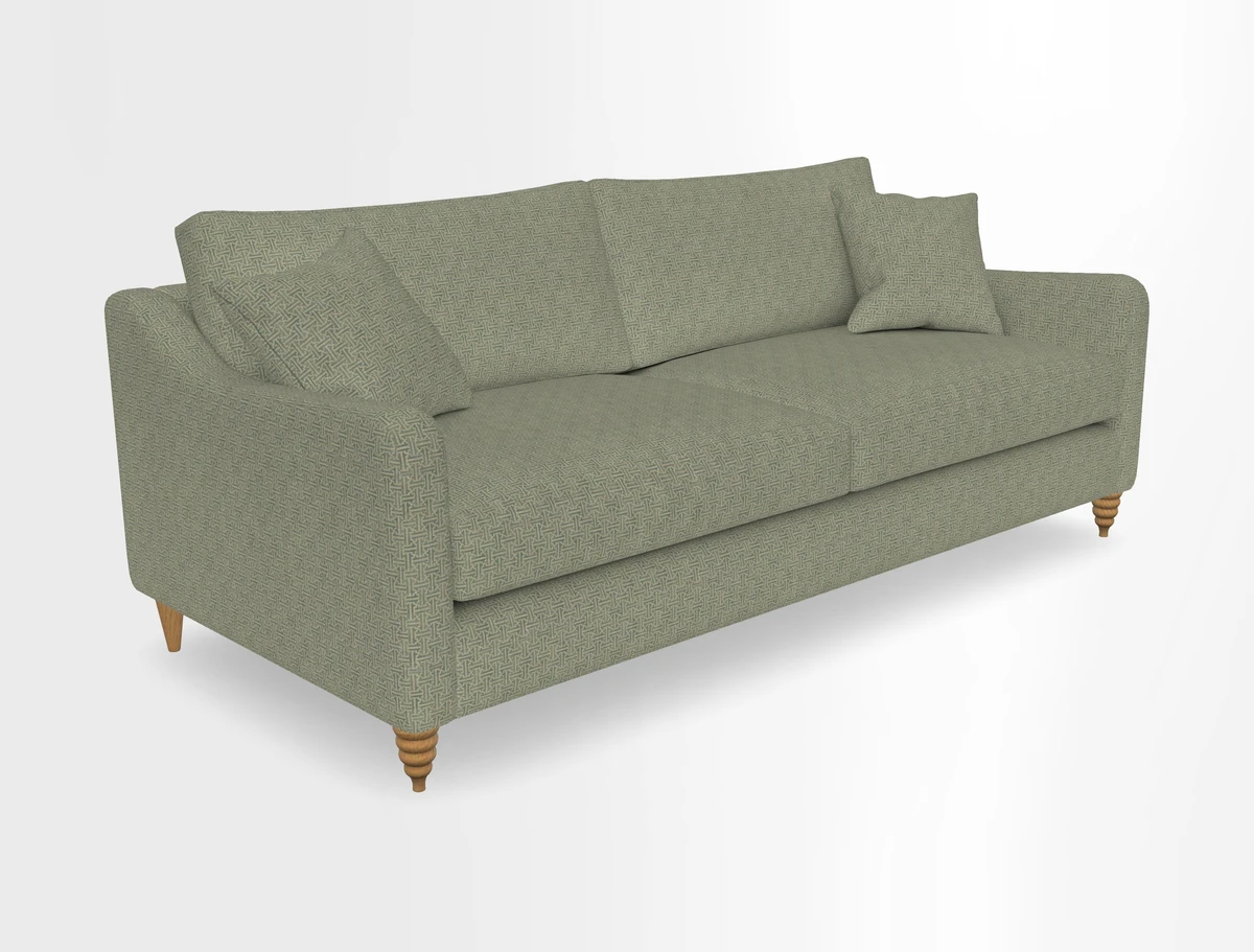 Rye 4 Seater Sofa in Herringbone Shadow