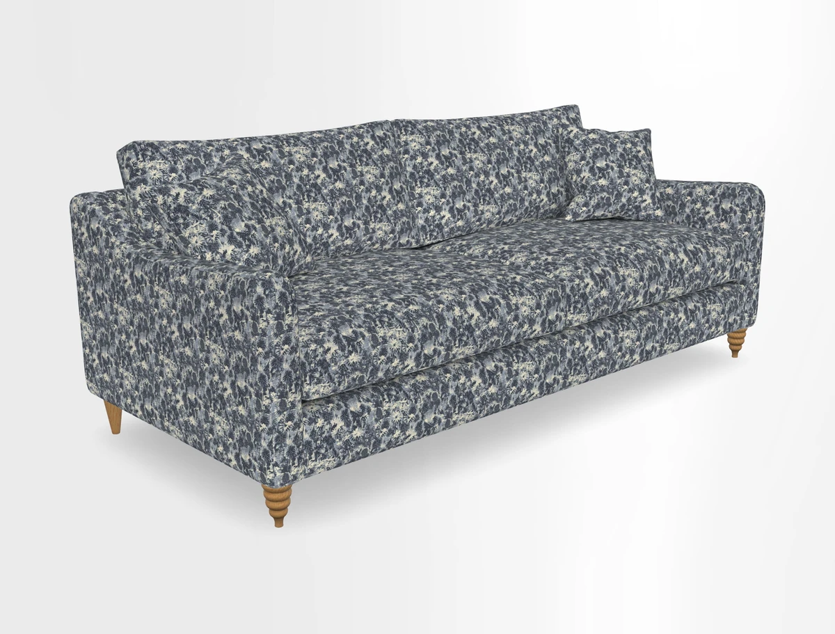Rye 4 Seater Sofa in Herringbone Shadow