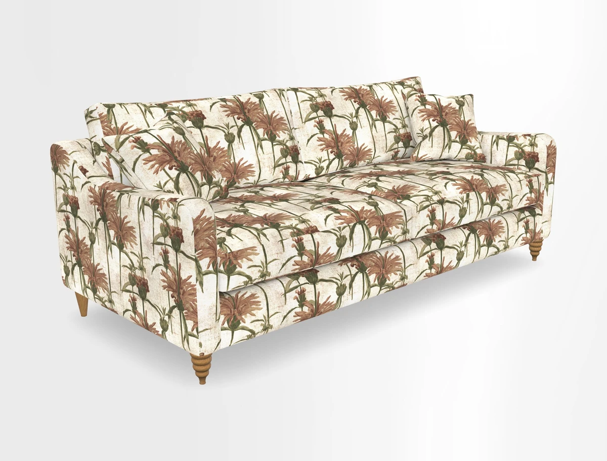 Rye 4 Seater Sofa in Herringbone Shadow