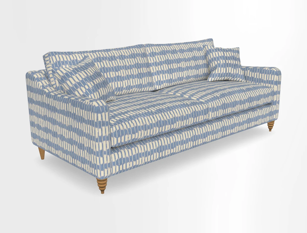 Rye 4 Seater Sofa in Herringbone Shadow
