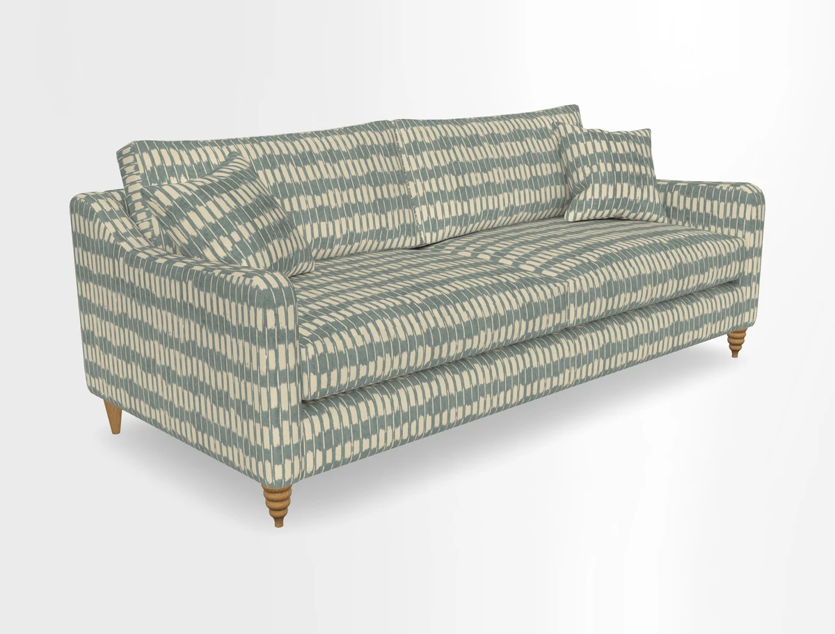 Rye 4 Seater Sofa in Herringbone Shadow