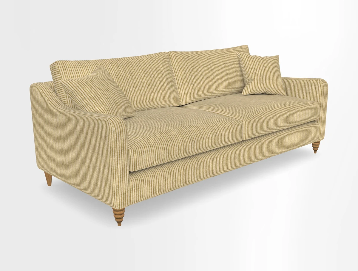 Rye 4 Seater Sofa in Herringbone Shadow