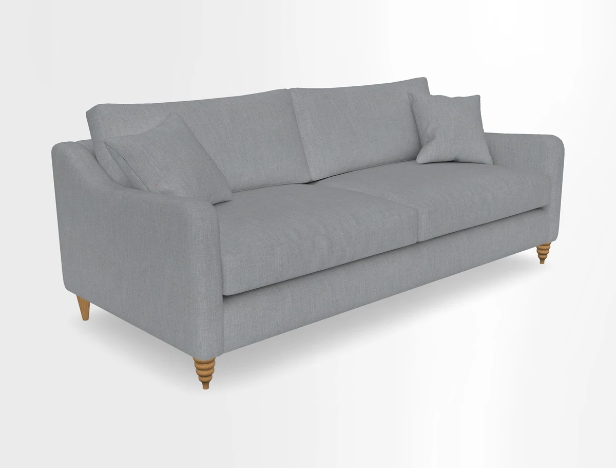 Rye 4 Seater Sofa in Herringbone Shadow