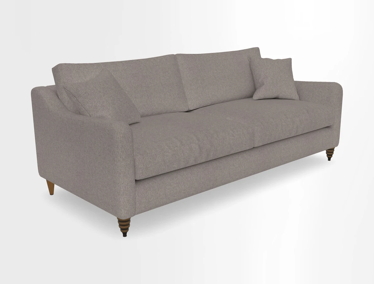 Rye 4 Seater Sofa in Herringbone Shadow
