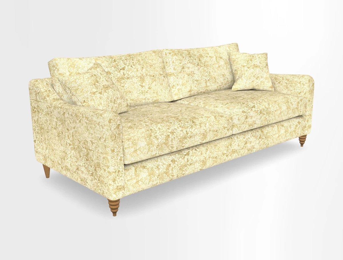 Rye 4 Seater Sofa in Herringbone Shadow