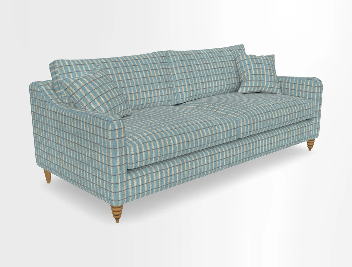 Rye 4 Seater Sofa in Herringbone Shadow