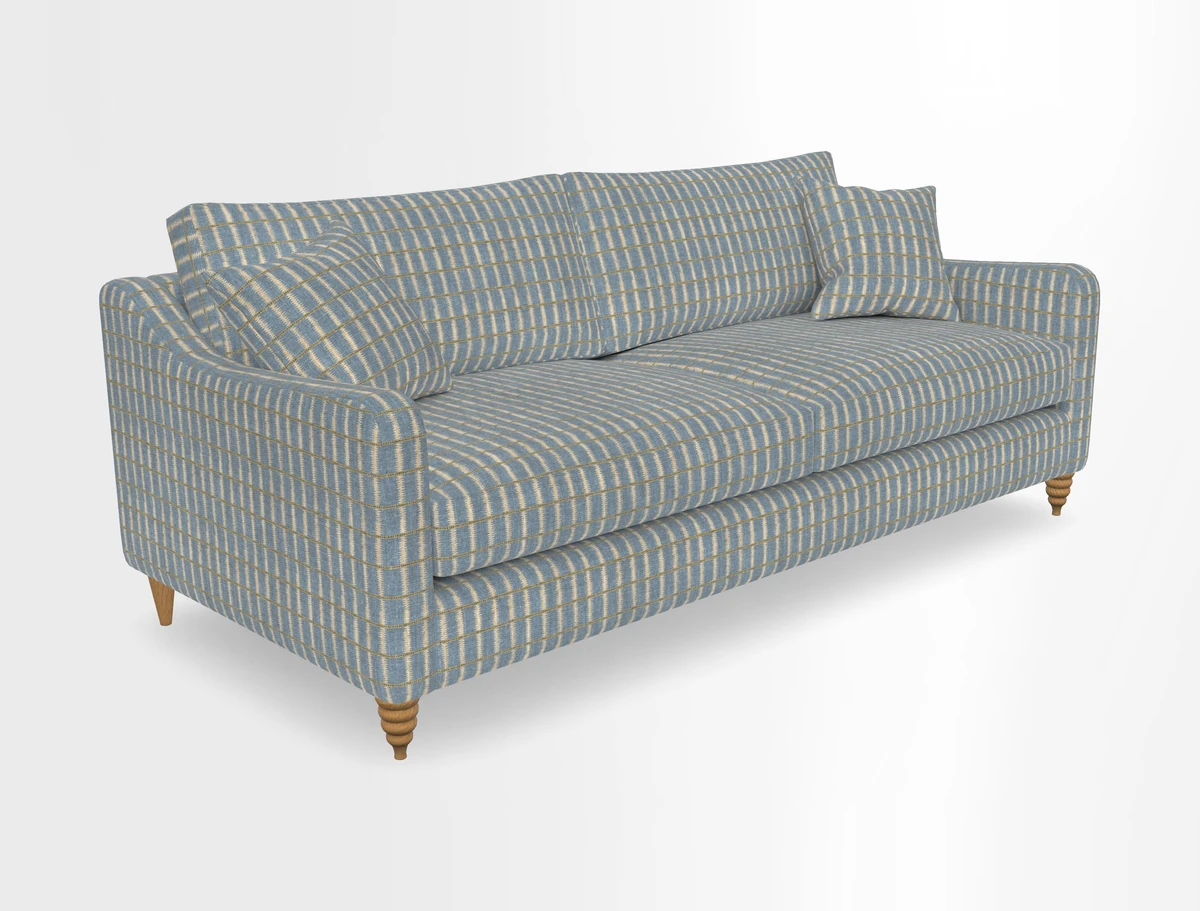 Rye 4 Seater Sofa in Herringbone Shadow