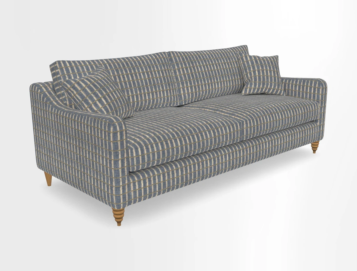 Rye 4 Seater Sofa in Herringbone Shadow