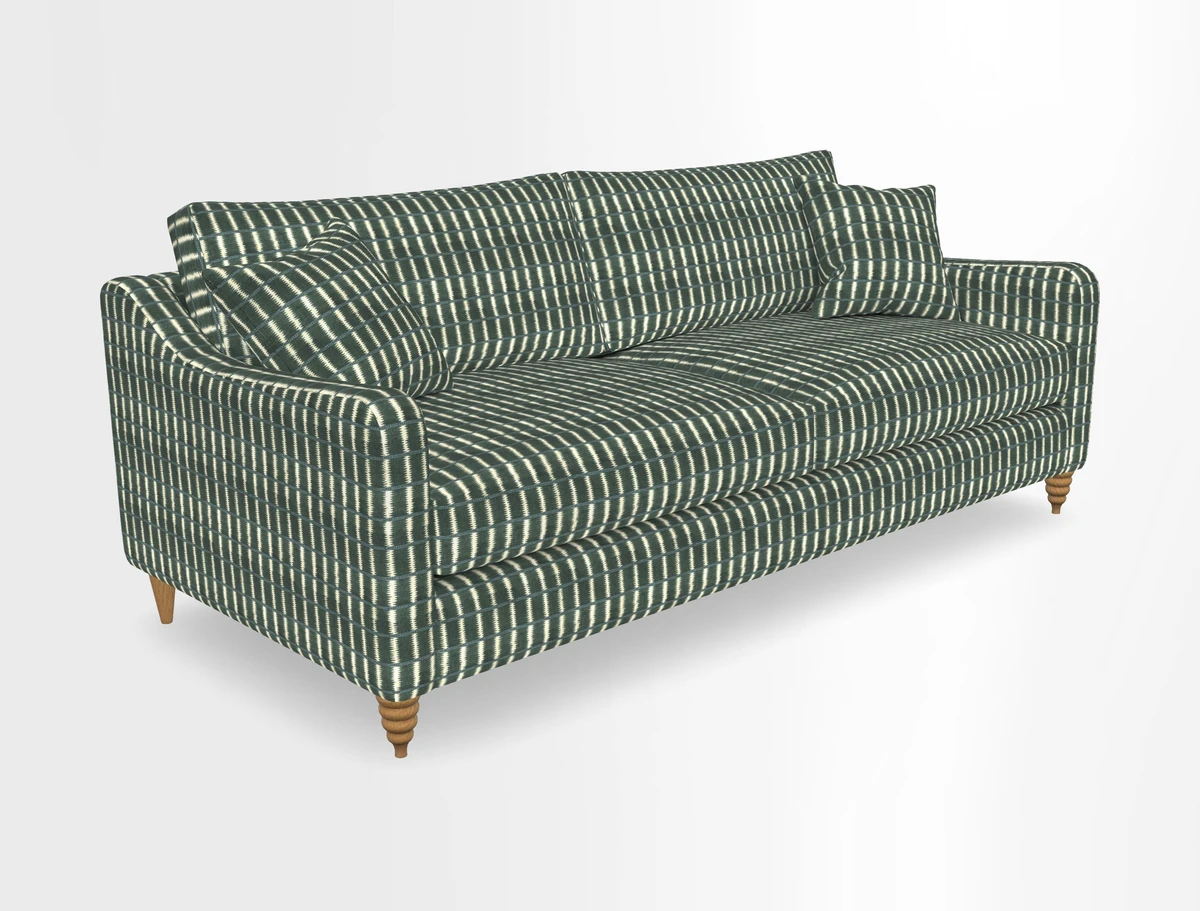 Rye 4 Seater Sofa in Herringbone Shadow
