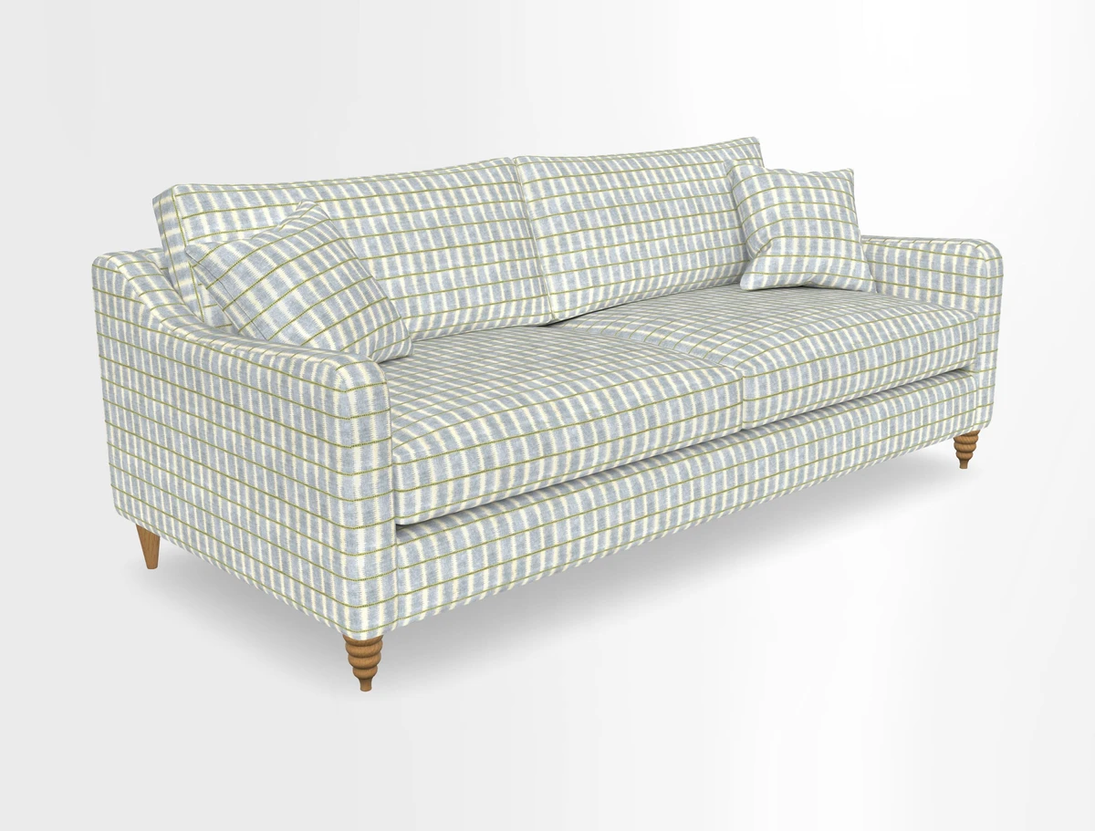 Rye 4 Seater Sofa in Herringbone Shadow