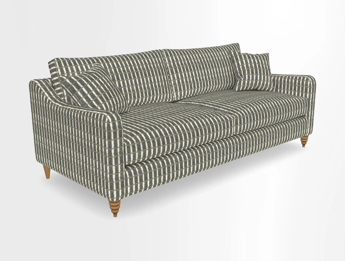 Rye 4 Seater Sofa in Herringbone Shadow