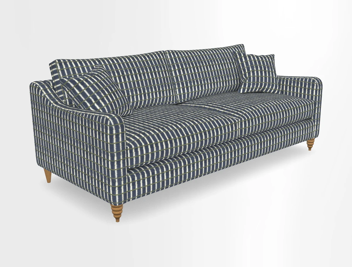 Rye 4 Seater Sofa in Herringbone Shadow
