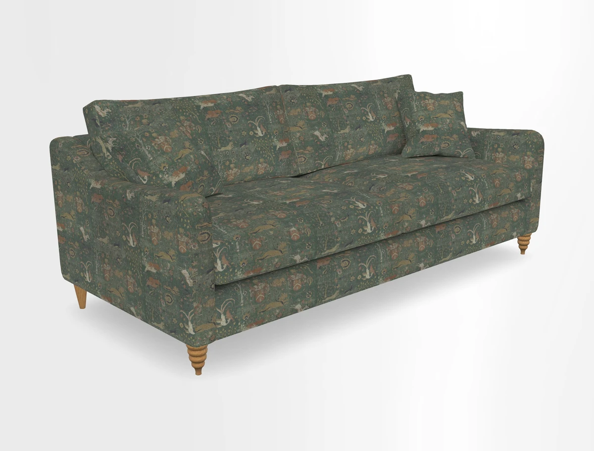 Rye 4 Seater Sofa in Herringbone Shadow