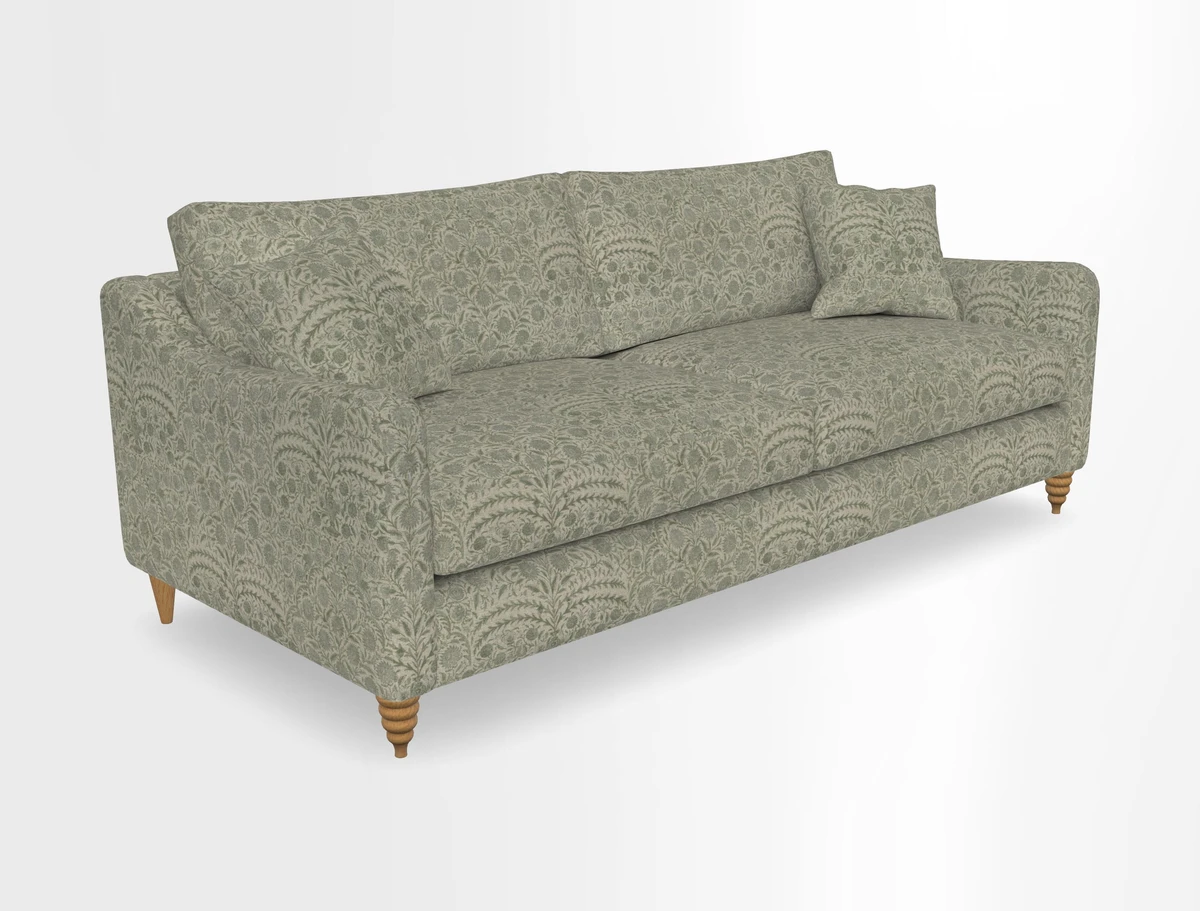 Rye 4 Seater Sofa in Herringbone Shadow