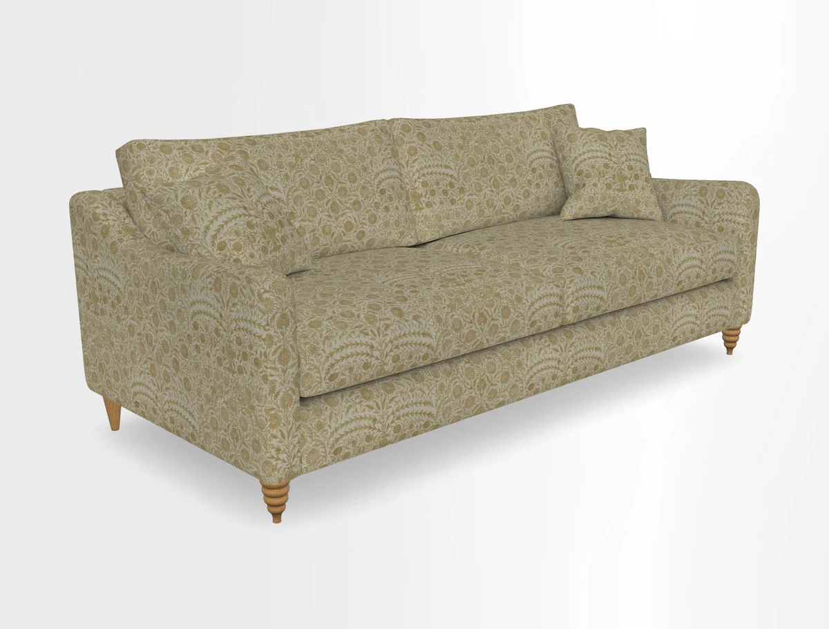 Rye 4 Seater Sofa in Herringbone Shadow