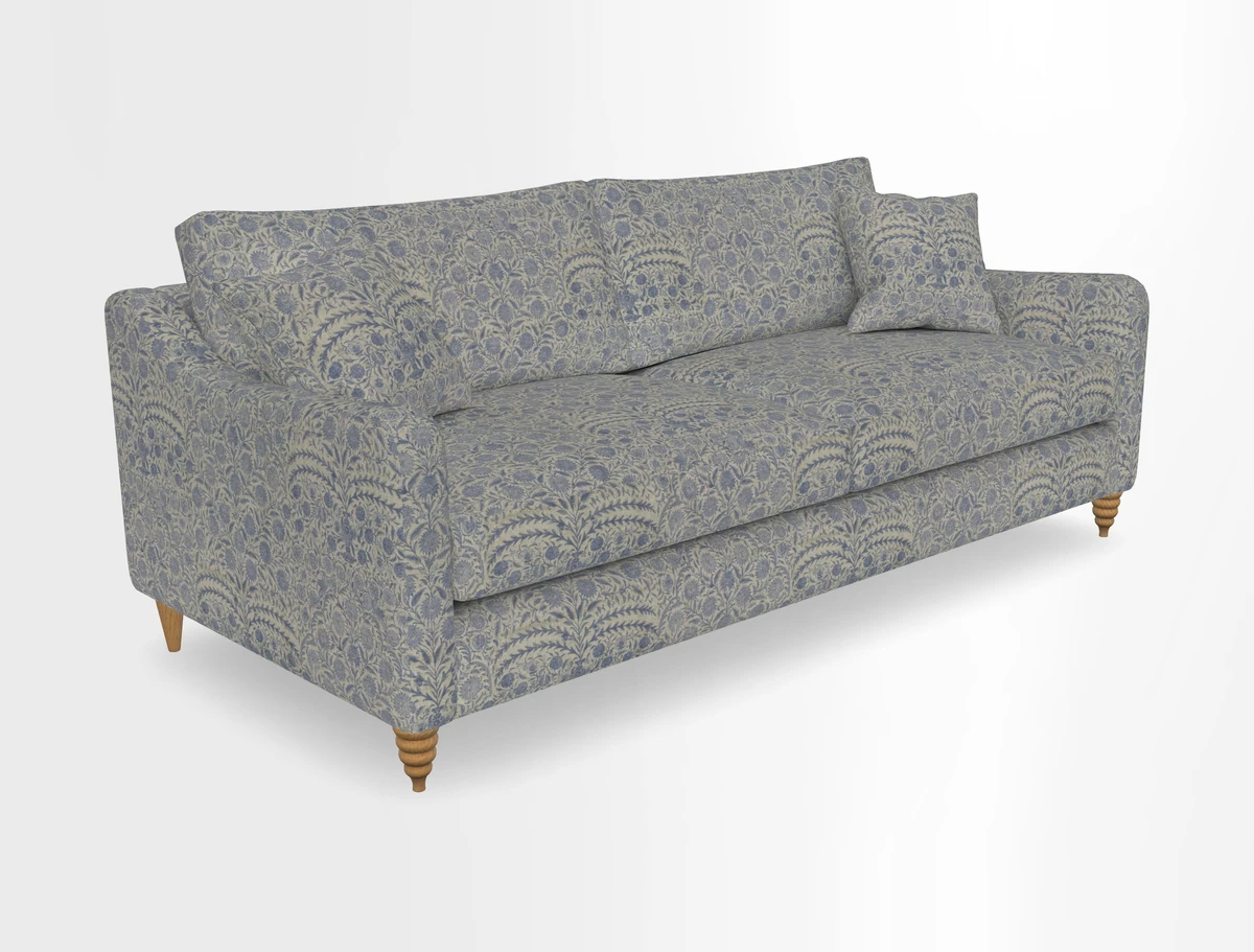 Rye 4 Seater Sofa in Herringbone Shadow