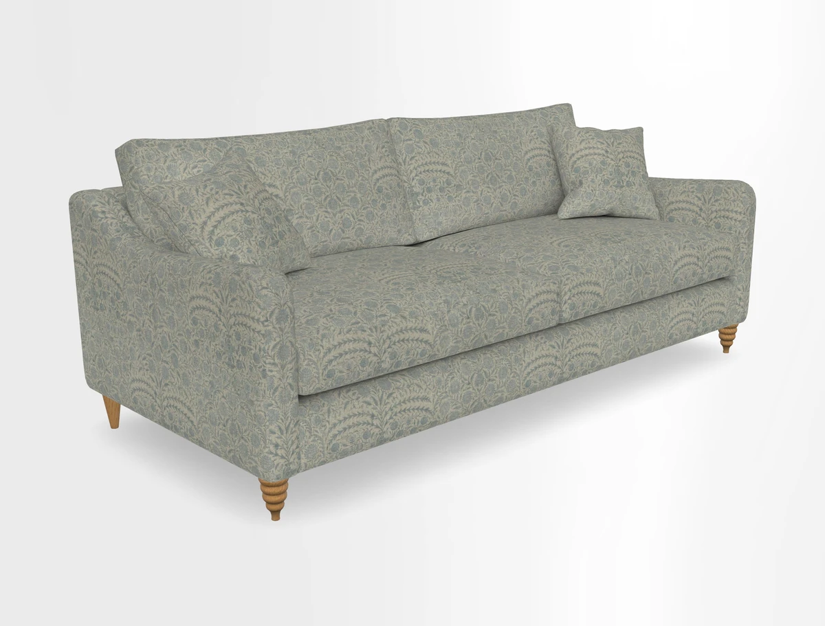Rye 4 Seater Sofa in Herringbone Shadow