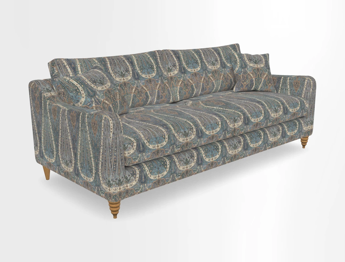 Rye 4 Seater Sofa in Herringbone Shadow