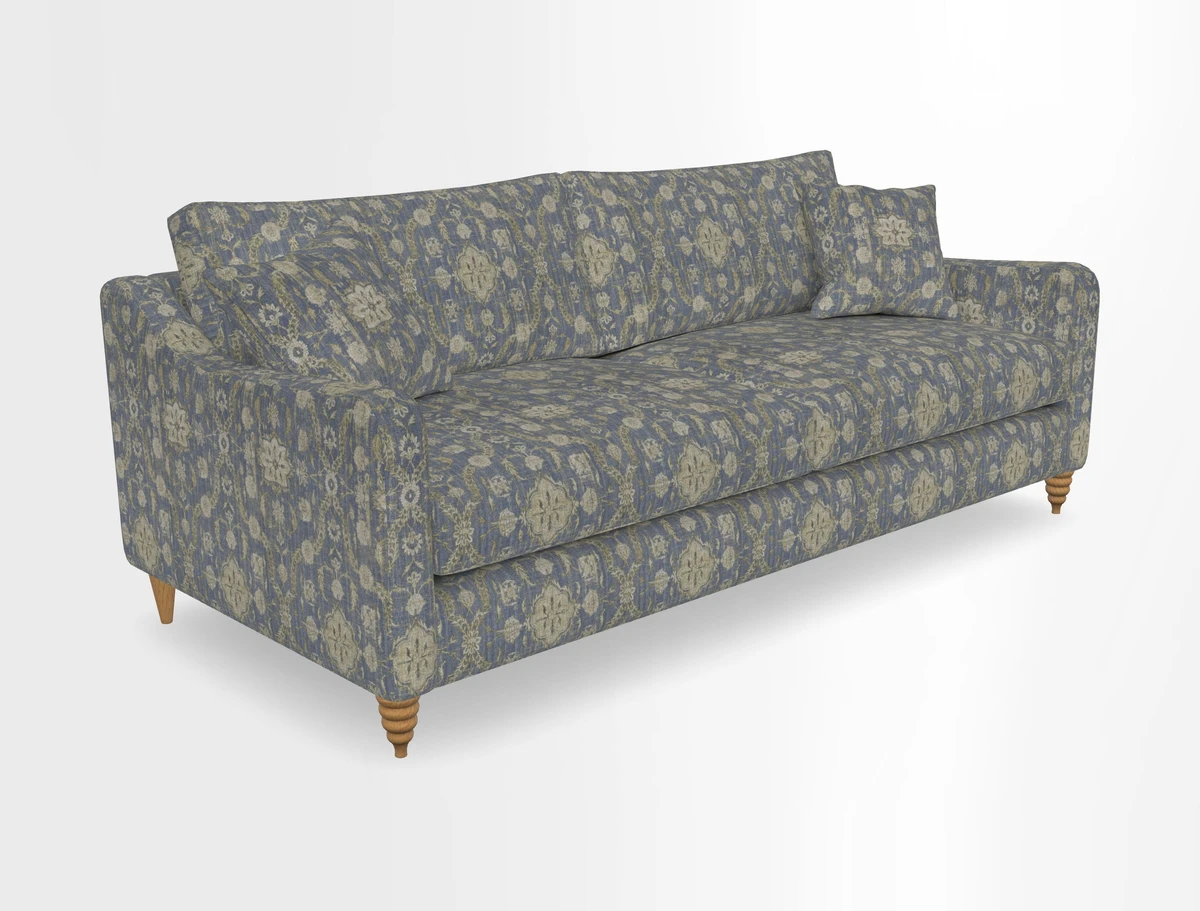 Rye 4 Seater Sofa in Herringbone Shadow
