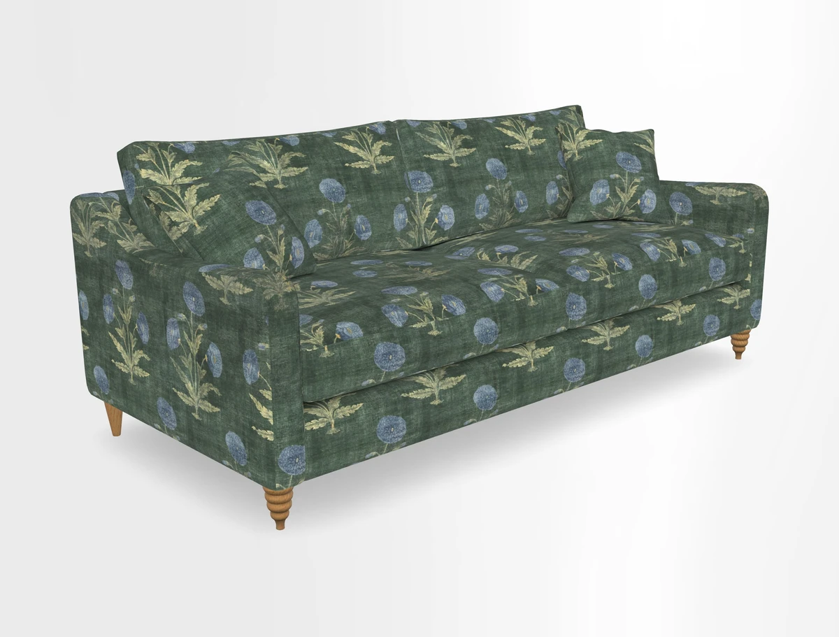 Rye 4 Seater Sofa in Herringbone Shadow