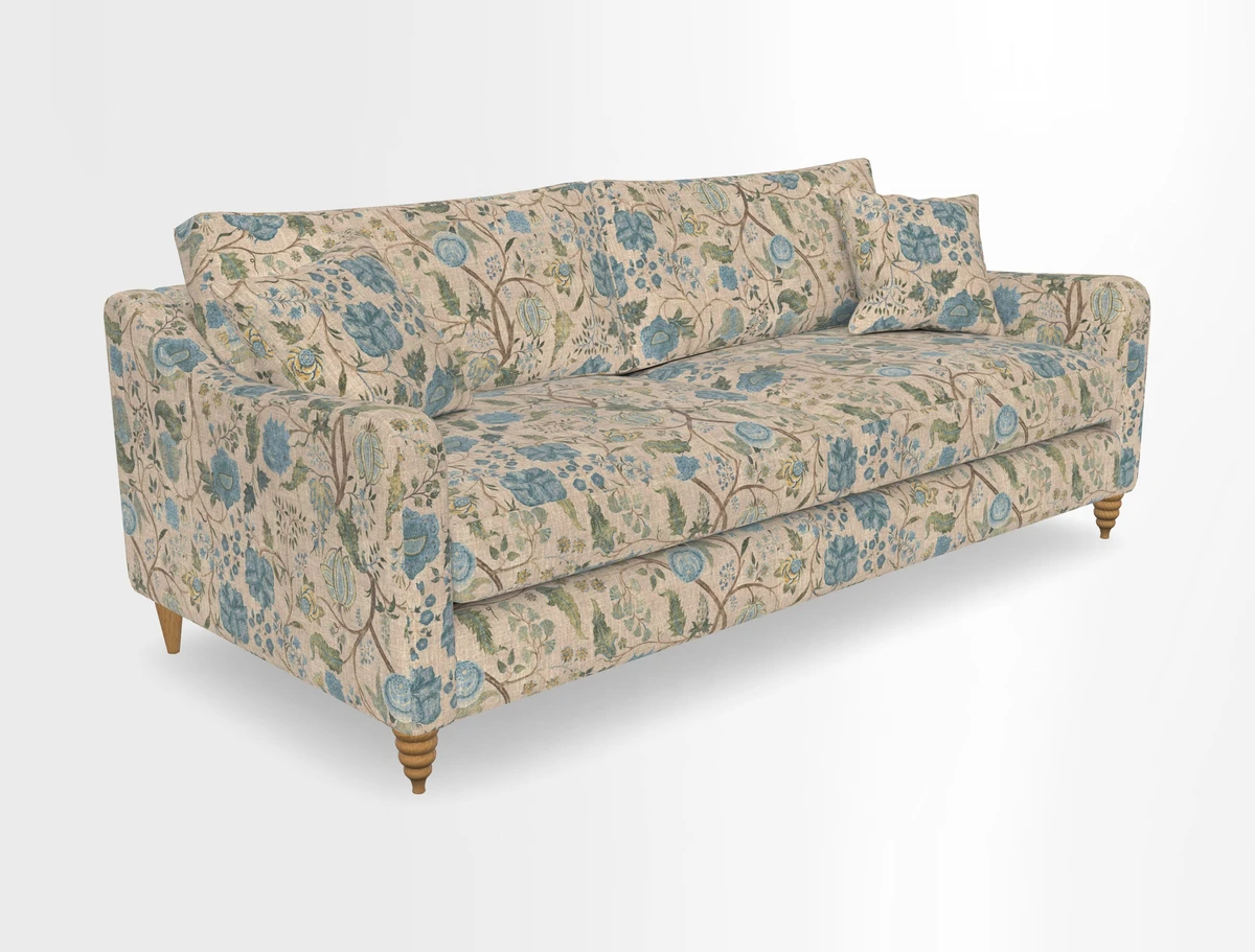 Rye 4 Seater Sofa in Herringbone Shadow