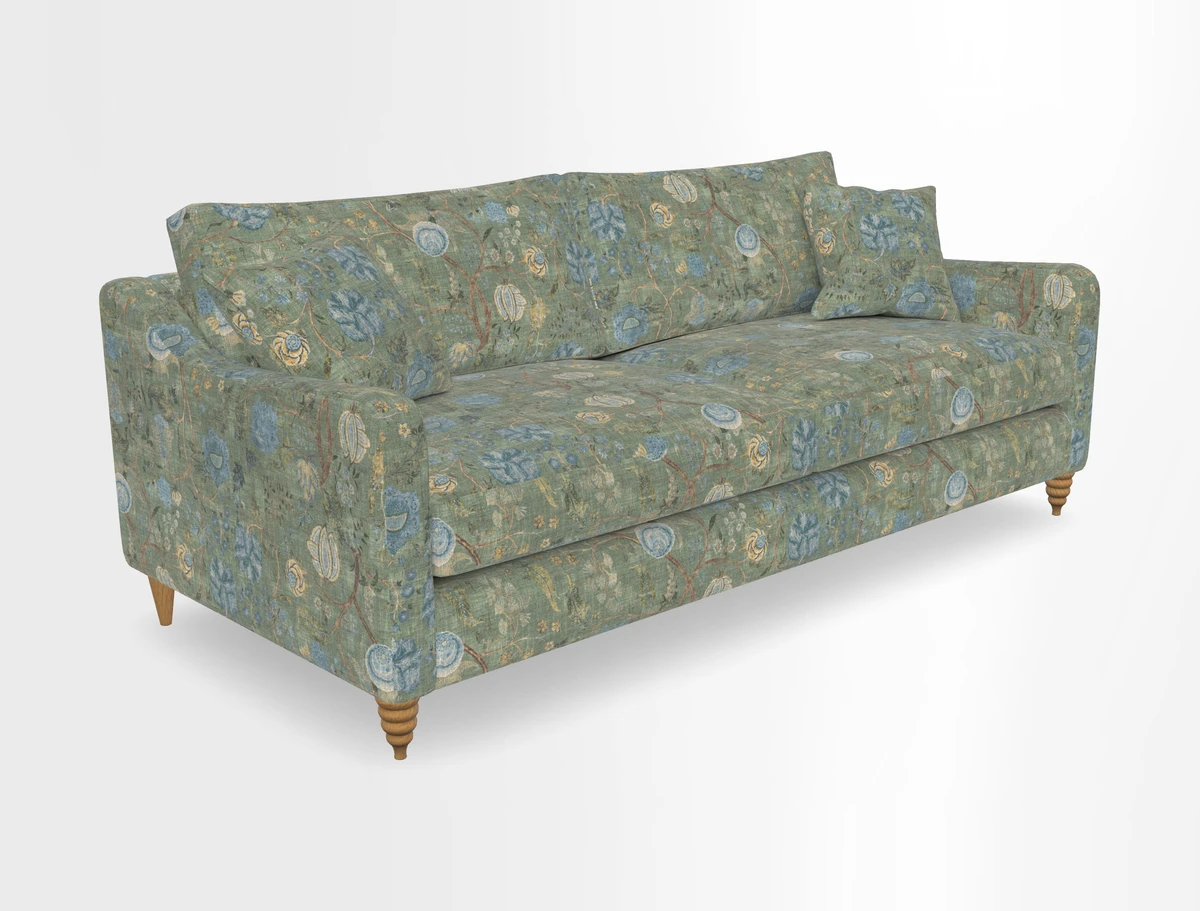 Rye 4 Seater Sofa in Herringbone Shadow