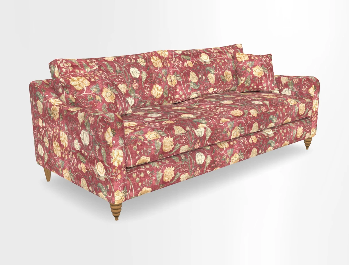 Rye 4 Seater Sofa in Herringbone Shadow