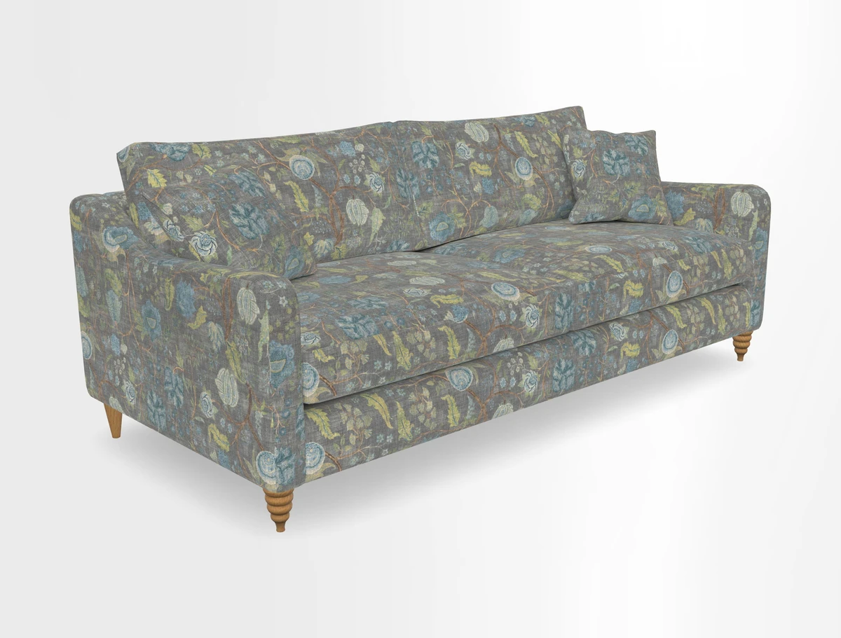Rye 4 Seater Sofa in Herringbone Shadow