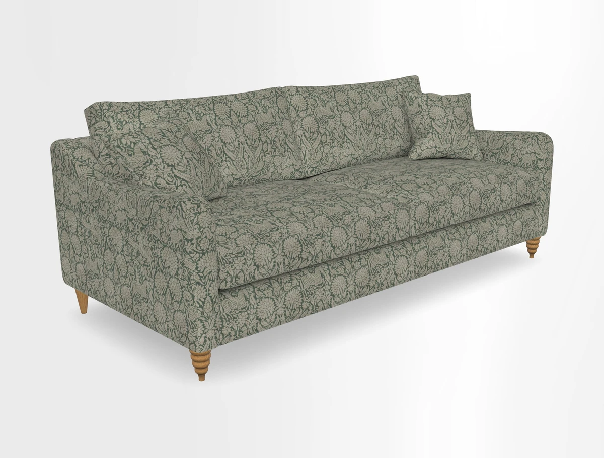 Rye 4 Seater Sofa in Herringbone Shadow