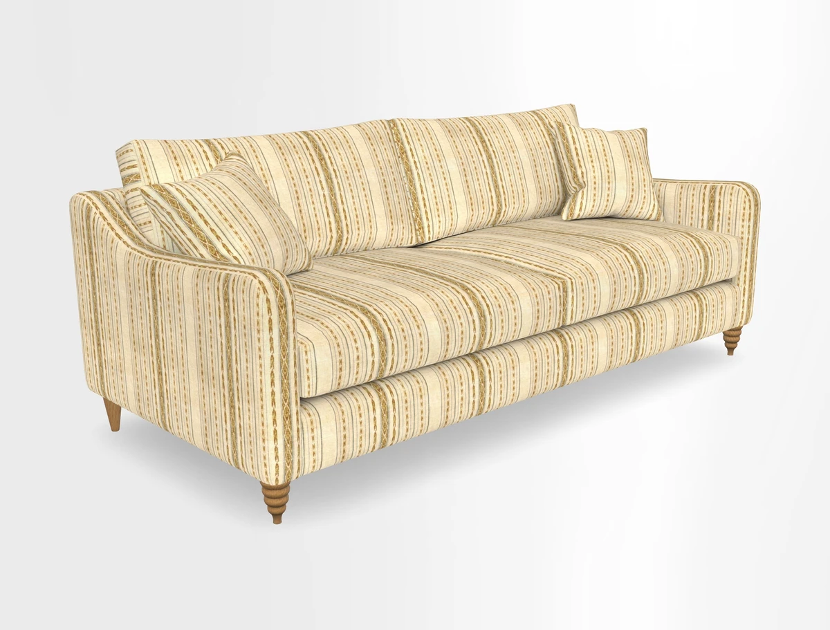 Rye 4 Seater Sofa in Herringbone Shadow