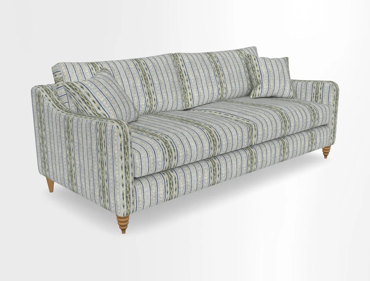 Rye 4 Seater Sofa in Herringbone Shadow