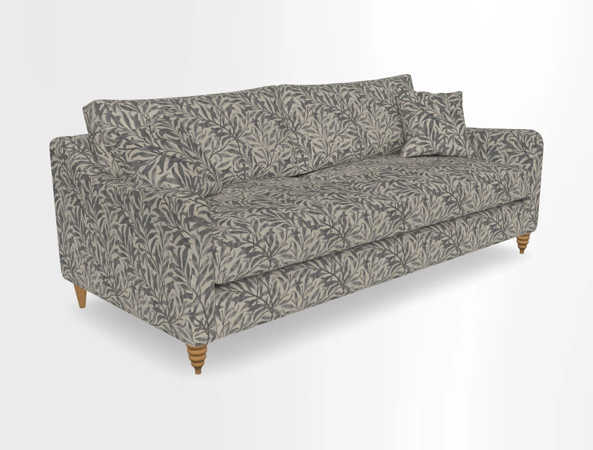 Rye 4 Seater Sofa in Herringbone Shadow