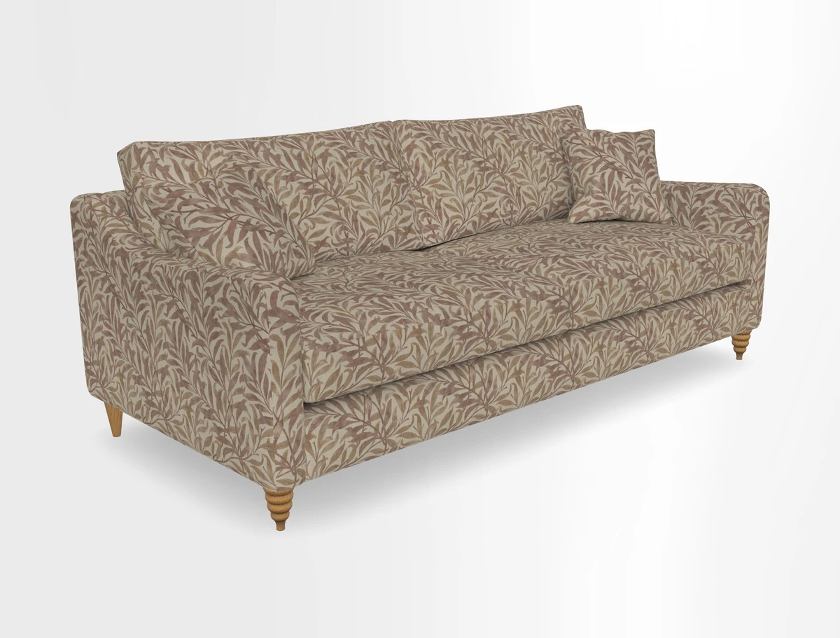 Rye 4 Seater Sofa in Herringbone Shadow