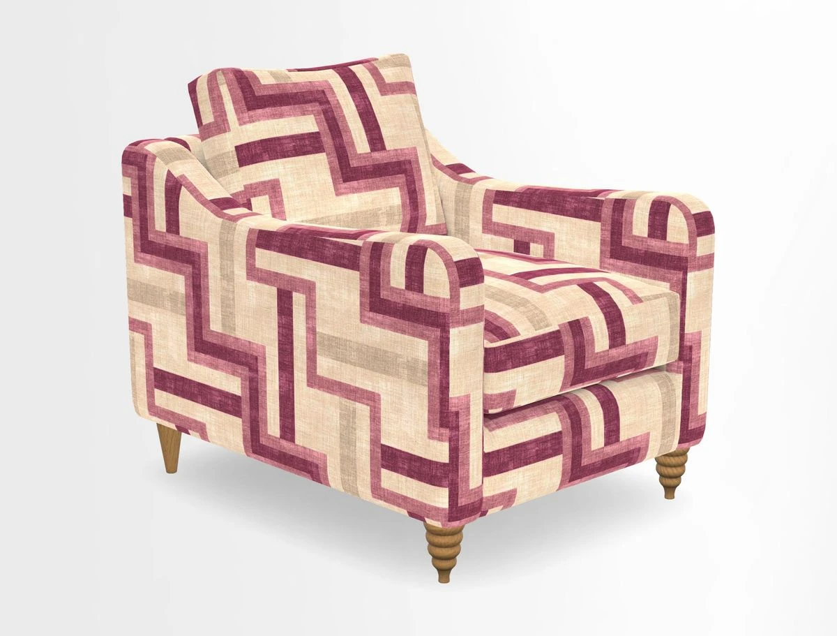 Rye Chair in Two Tone Plain Biscuit