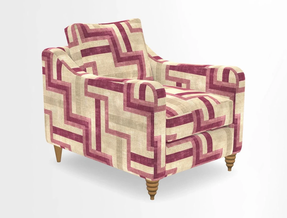 Rye Chair in Two Tone Plain Biscuit