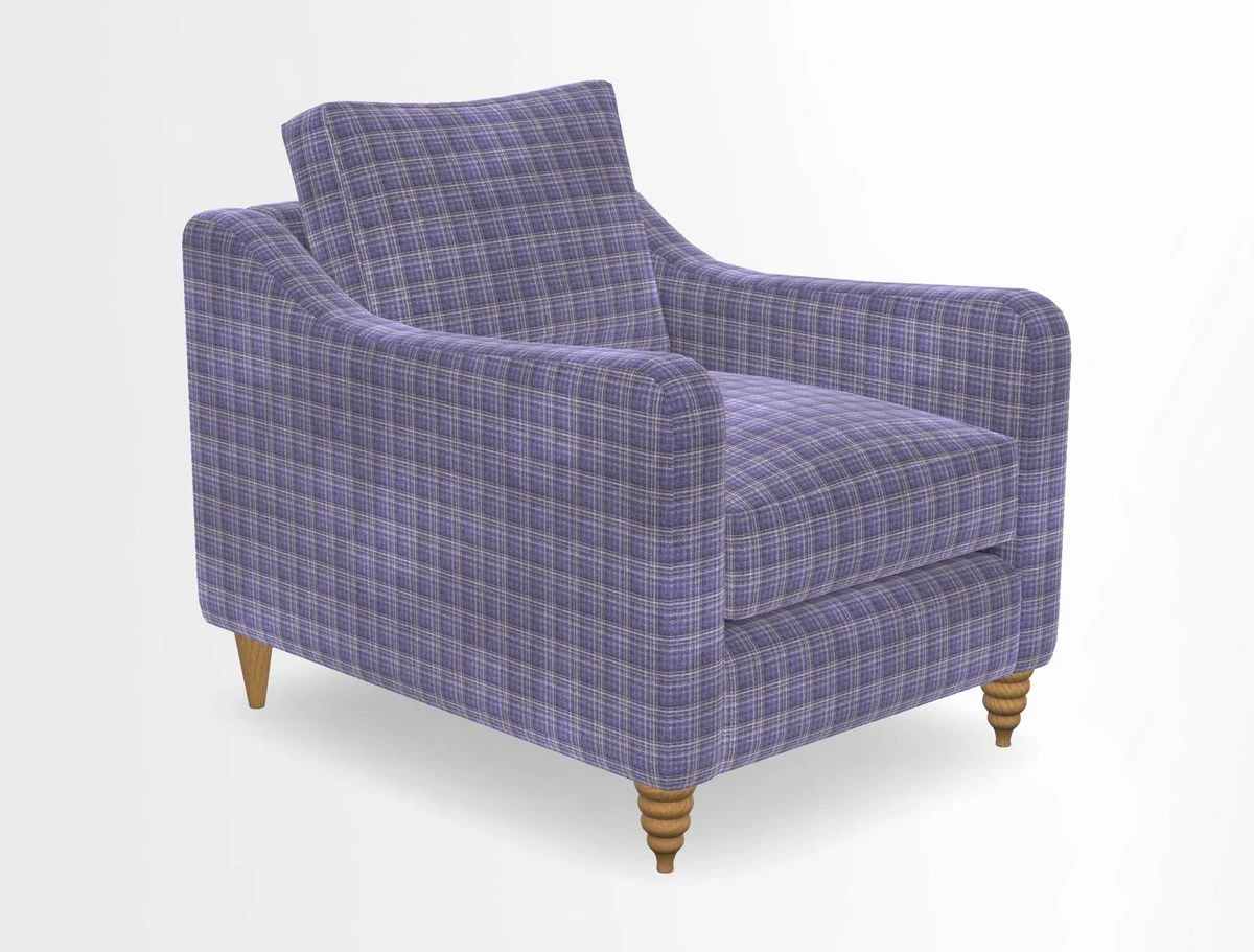 Rye Chair in Two Tone Plain Biscuit