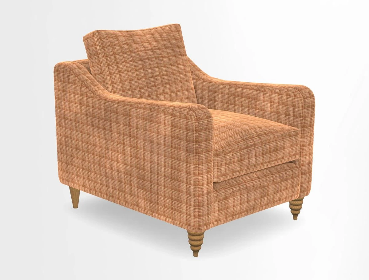 Rye Chair in Two Tone Plain Biscuit
