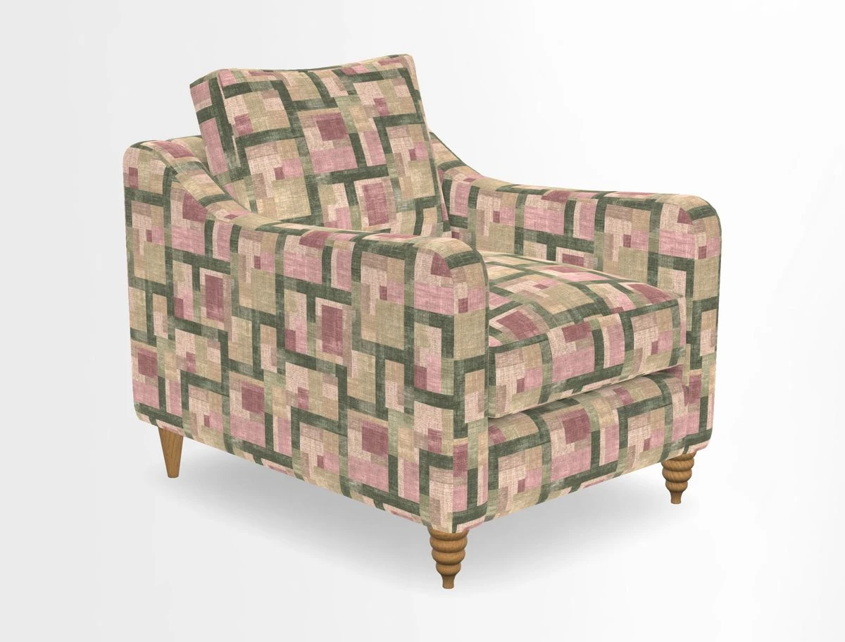 Rye Chair in Two Tone Plain Biscuit