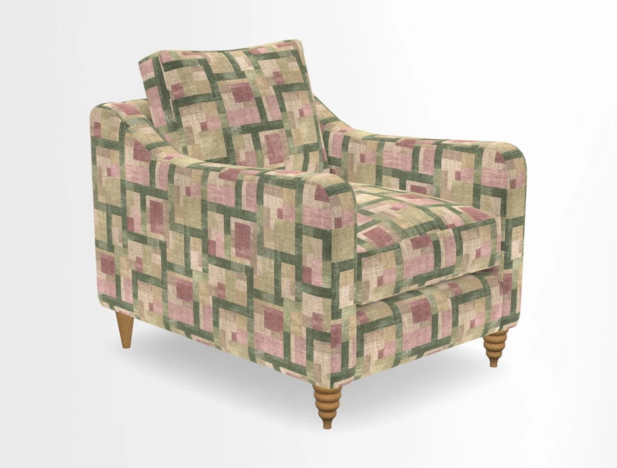 Rye Chair in Two Tone Plain Biscuit