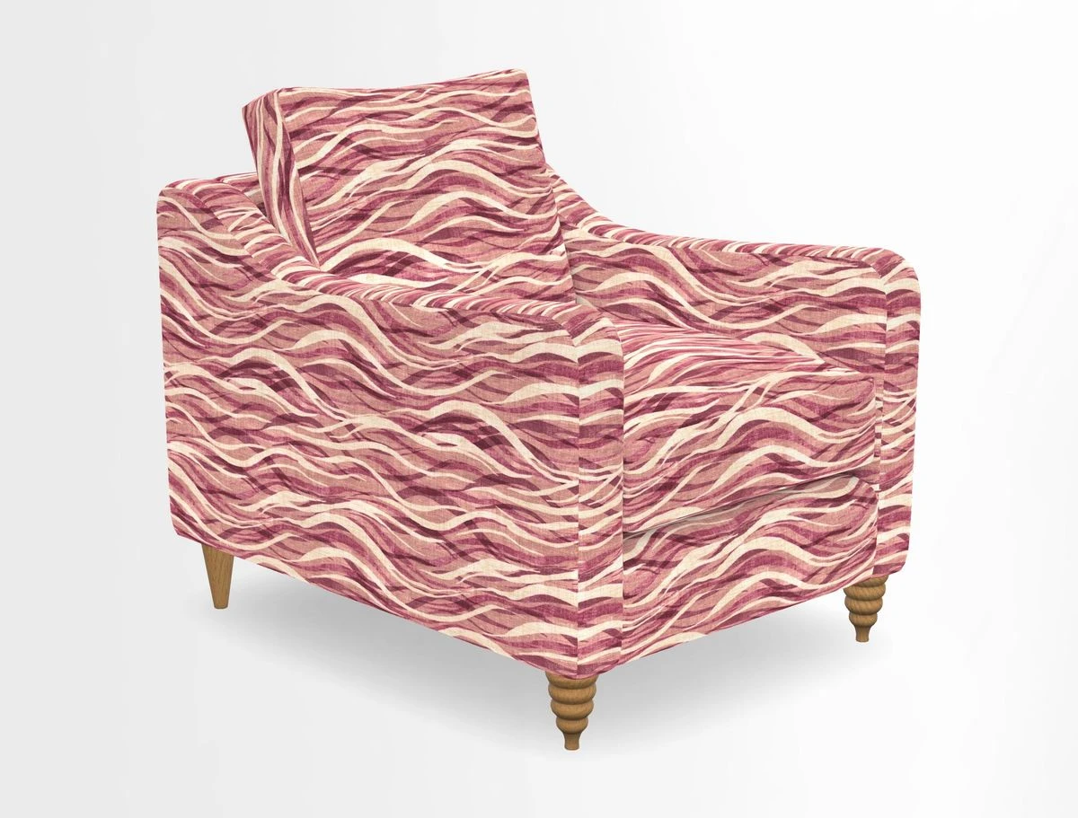 Rye Chair in Two Tone Plain Biscuit
