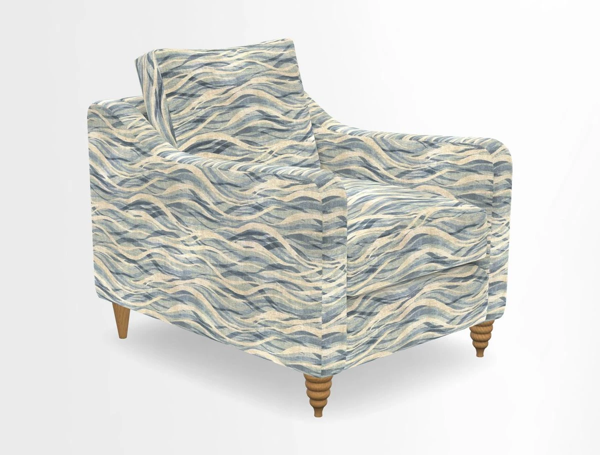Rye Chair in Two Tone Plain Biscuit