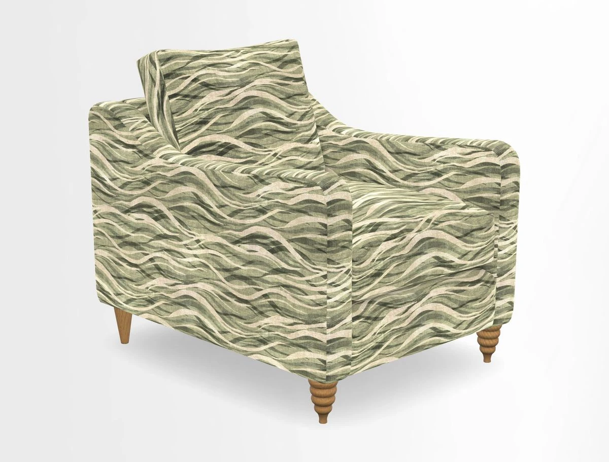 Rye Chair in Two Tone Plain Biscuit