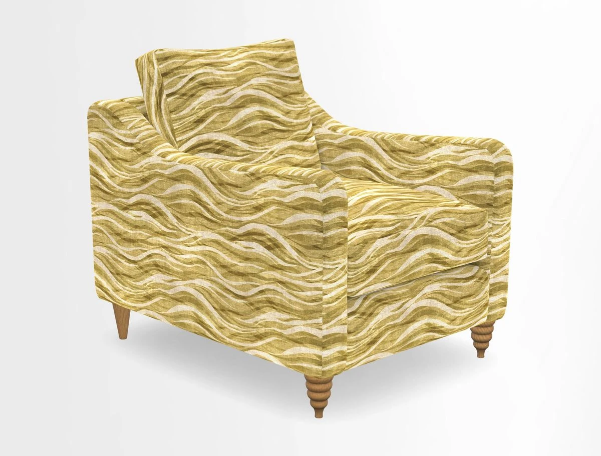 Rye Chair in Two Tone Plain Biscuit